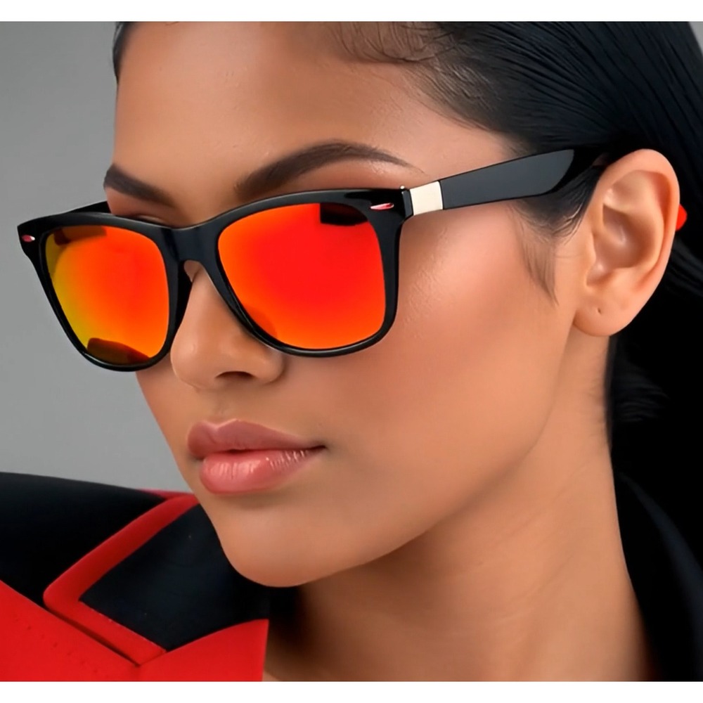 Sunglasses Polarized Women Driving Fishing UV Protection Orange Lens Lentes 2026